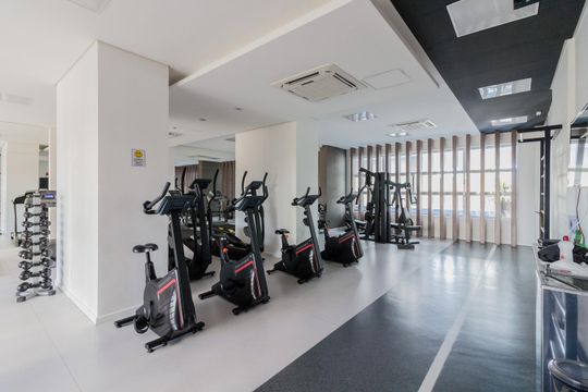 Área comum - Academia de apartamento à venda com 2 quartos, 67m² em Vila Homero Thon, Santo André