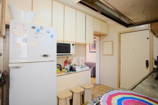 Cozinha de apartamento à venda com 3 quartos, 80m² em Chácara Santo Antônio (zona Leste), São Paulo