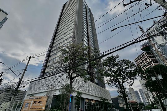 Fachada de apartamento para alugar com 1 quarto, 38m² em Vila Sao Francisco (zona Sul), São Paulo