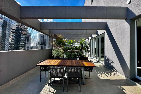 Área comum de apartamento para alugar com 1 quarto, 38m² em Vila Sao Francisco (zona Sul), São Paulo