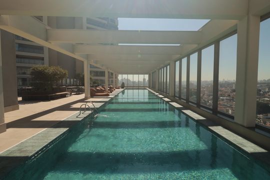 Área comum - Piscina de apartamento para alugar com 1 quarto, 41m² em Vila Mariana, São Paulo