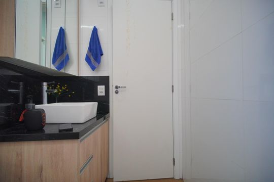 Banheiro de apartamento para alugar com 1 quarto, 270m² em Scharlau, São Leopoldo