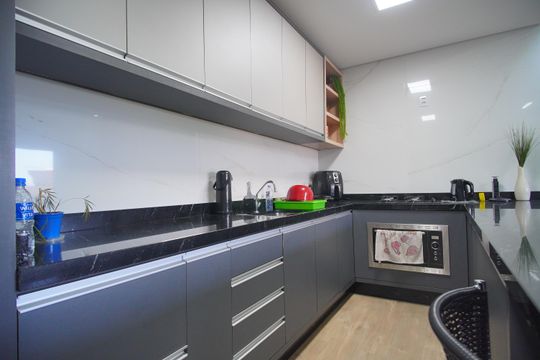 Cozinha de apartamento para alugar com 1 quarto, 270m² em Scharlau, São Leopoldo