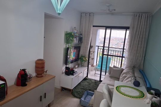 Sala de apartamento à venda com 2 quartos, 51m² em São Pedro, Osasco