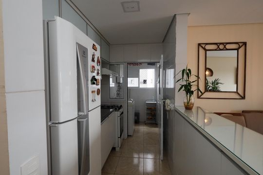 Cozinha - Armários de apartamento à venda com 2 quartos, 54m² em Jardim Modelo, São Paulo