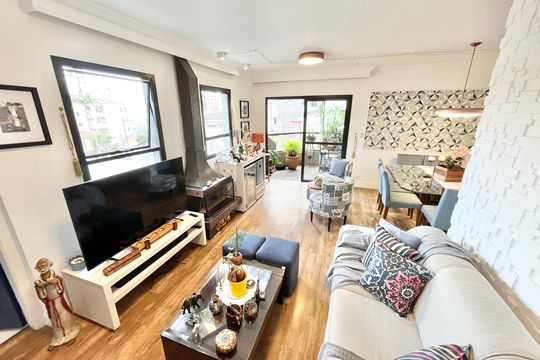 Sala de apartamento à venda com 4 quartos, 117m² em Jardim São Paulo, São Paulo