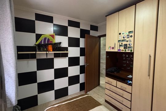 Quarto 2 de casa para alugar com 2 quartos, 100m² em Jardim Pilar, Santo André