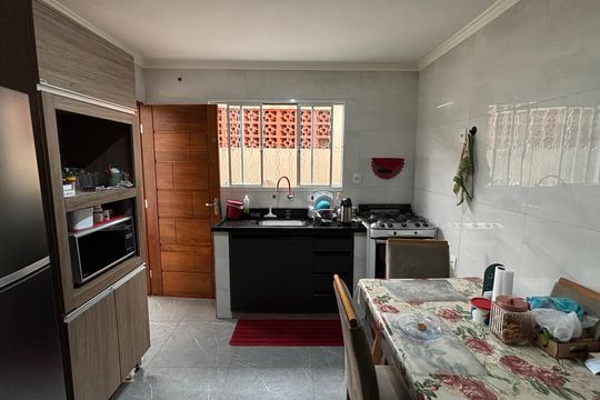 Cozinha de casa para alugar com 2 quartos, 100m² em Jardim Pilar, Santo André