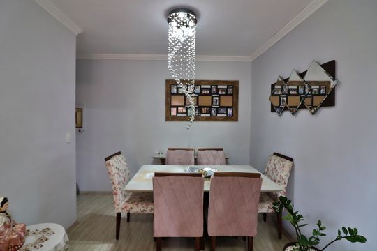 Sala  de apartamento à venda com 2 quartos, 60m² em Demarchi, São Bernardo do Campo