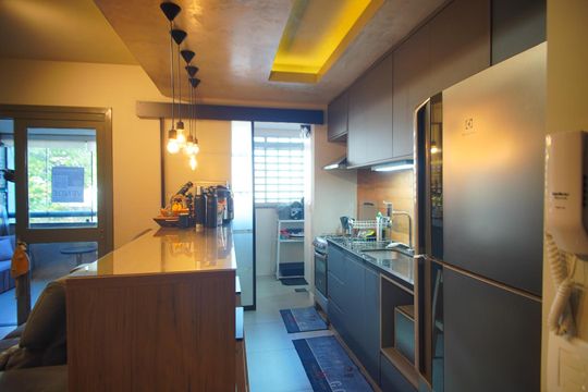 Cozinha de apartamento à venda com 2 quartos, 69m² em Cristo Redentor, Porto Alegre