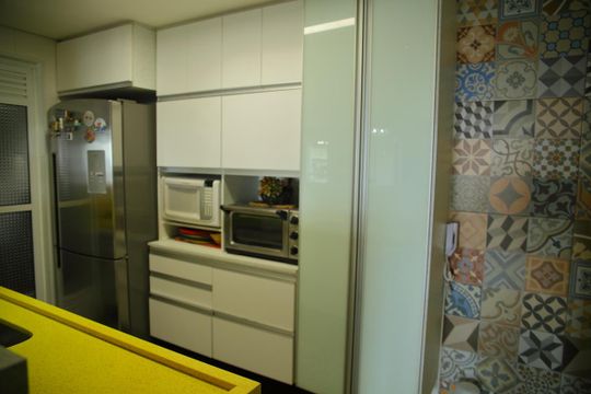 Cozinha  de apartamento à venda com 3 quartos, 104m² em Centro, São Bernardo do Campo