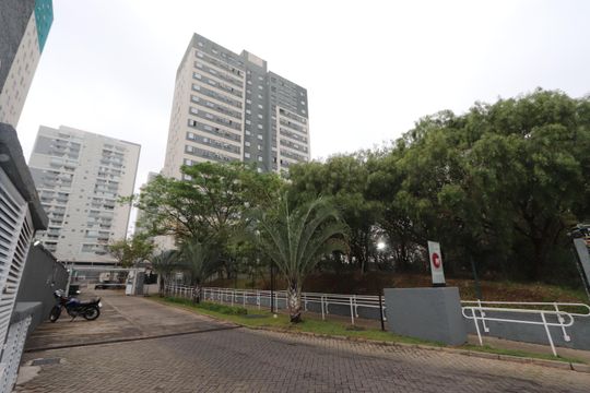 Fachada do condomínio de apartamento à venda com 2 quartos, 45m² em Jardim Ibitirama, São Paulo