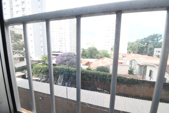 Área de Serviço - Vista de apartamento à venda com 1 quarto, 60m² em Bosque, Campinas