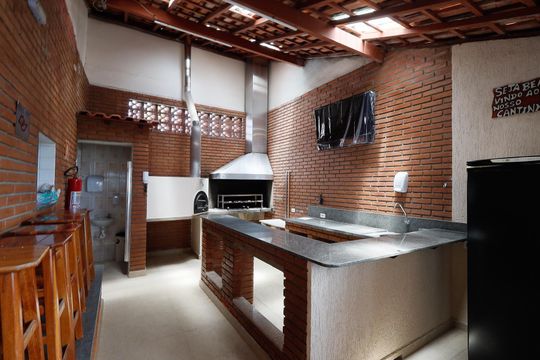 Área comum - Churrasqueira de apartamento à venda com 2 quartos, 82m² em Vila Nova Mazzei, São Paulo