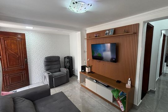 Sala de casa para alugar com 3 quartos, 80m² em Jardim Alvorada, Santo André