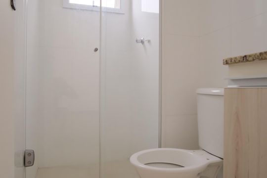 Banheiro de apartamento para alugar com 2 quartos, 63m² em Vila Moreira, São Paulo