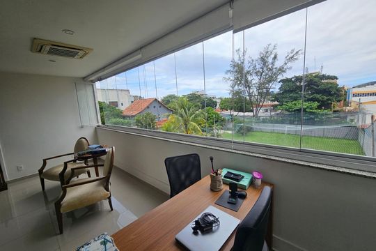 Varanda de apartamento à venda com 3 quartos, 89m² em Recreio dos Bandeirantes, Rio de Janeiro