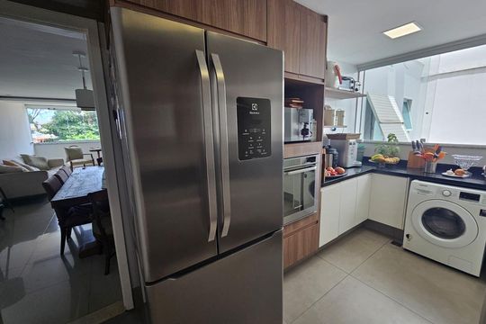 Cozinha de apartamento à venda com 3 quartos, 89m² em Recreio dos Bandeirantes, Rio de Janeiro