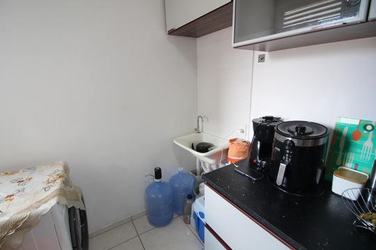 Área de Serviço de apartamento à venda com 2 quartos, 46m² em Taquara, Rio de Janeiro