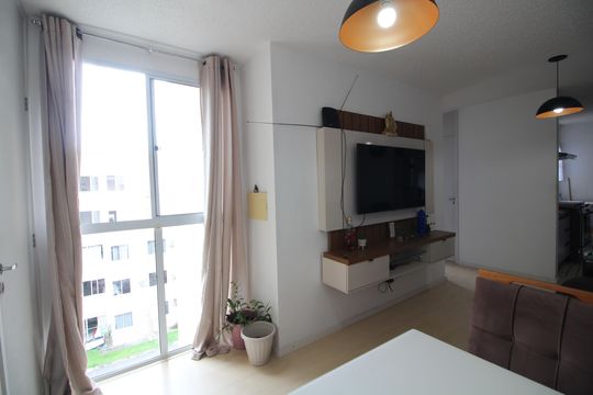 Sala de apartamento à venda com 2 quartos, 46m² em Taquara, Rio de Janeiro