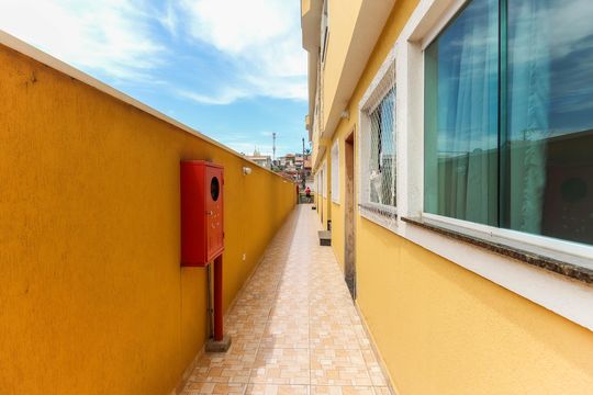 Área externa de apartamento para alugar com 2 quartos, 45m² em Parada Xv de Novembro, São Paulo