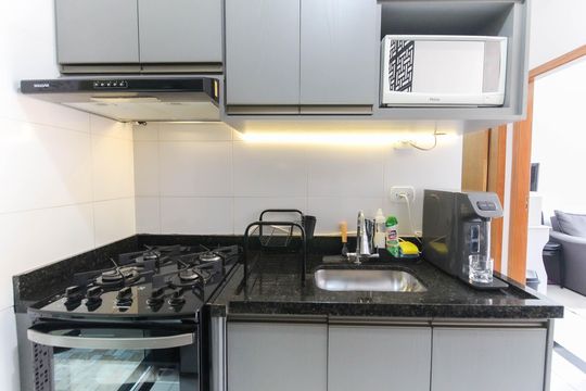 Cozinha de apartamento para alugar com 2 quartos, 45m² em Parada Xv de Novembro, São Paulo