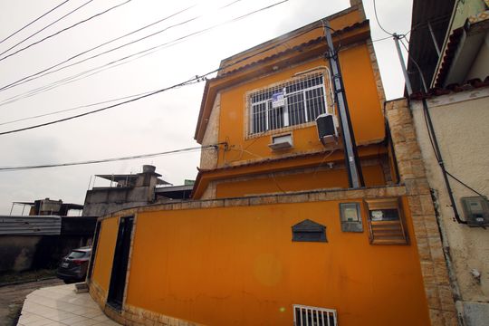 Fachada do Sobrado de casa para alugar com 2 quartos, 100m² em Pavuna, Rio de Janeiro
