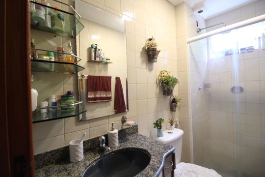Banheiro Social de apartamento à venda com 2 quartos, 57m² em Freguesia (jacarepaguá), Rio de Janeiro