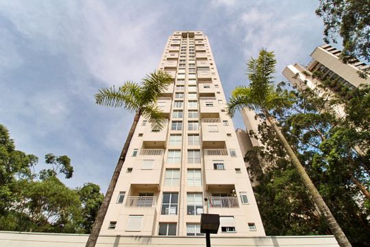 Fachada de apartamento à venda com 2 quartos, 70m² em Vila Andrade, São Paulo
