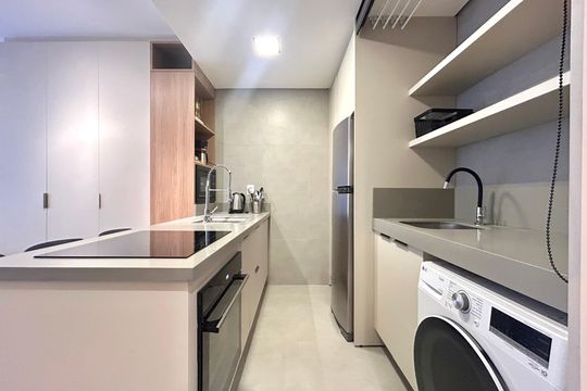 Cozinha de apartamento para alugar com 1 quarto, 66m² em Trindade, Florianópolis
