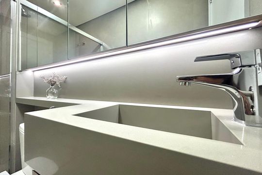 Banheiro Social de apartamento para alugar com 1 quarto, 66m² em Trindade, Florianópolis