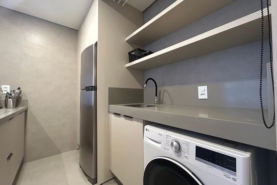 Área de Serviço de apartamento para alugar com 1 quarto, 66m² em Trindade, Florianópolis