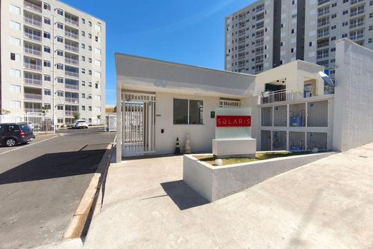 Fachada do Condomínio de apartamento para alugar com 2 quartos, 48m² em Jardim São Vicente, Campinas