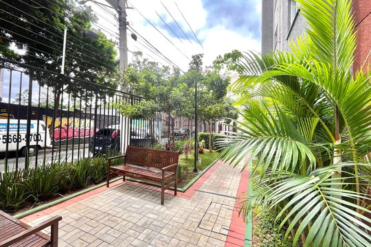 Área comum de apartamento à venda com 1 quarto, 34m² em Vila Mira, São Paulo