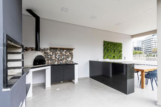 Churrasqueira de apartamento para alugar com 2 quartos, 42m² em Várzea da Barra Funda, São Paulo