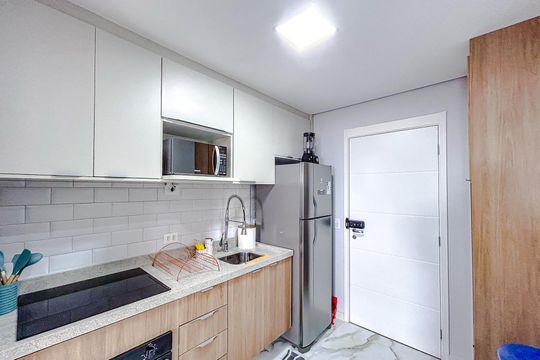 Cozinha de kitnet/studio à venda com 1 quarto, 28m² em Vila Matilde, São Paulo