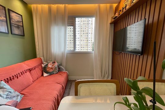Sala de apartamento à venda com 2 quartos, 35m² em Jardim Celeste, São Paulo