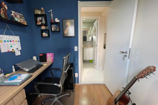 Quarto 2 de apartamento à venda com 2 quartos, 35m² em Jardim Celeste, São Paulo