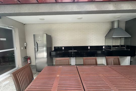 Área comum - Churrasqueira de apartamento para alugar com 2 quartos, 52m² em Alphaville Empresarial, Barueri
