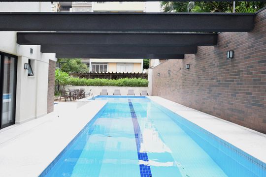 Piscina de apartamento à venda com 3 quartos, 125m² em Pinheiros, São Paulo