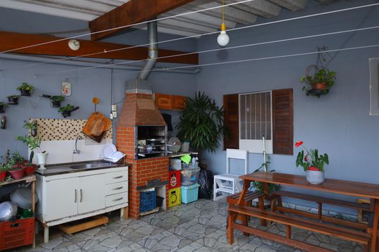 Varanda e área da churrasqueira de casa à venda com 2 quartos, 103m² em Itaquera, São Paulo