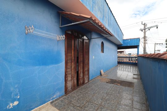 Varanda Quarto 1 suíte de casa para alugar com 5 quartos, 478m² em Jardim Alvorada, Santo André