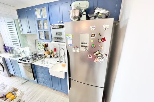 Cozinha de apartamento à venda com 2 quartos, 48m² em Casa Verde, São Paulo
