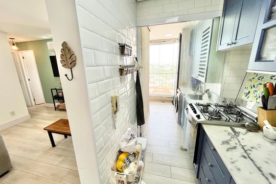 Cozinha de apartamento à venda com 2 quartos, 48m² em Casa Verde, São Paulo