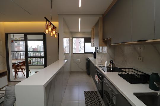 Cozinha de apartamento à venda com 2 quartos, 67m² em Vila Prudente, São Paulo