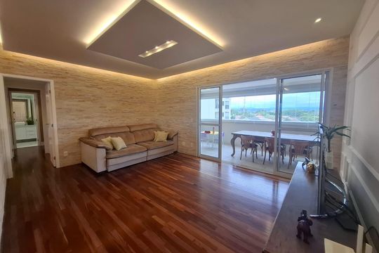 Sala de apartamento para alugar com 3 quartos, 124m² em Jardim Esplanada, São José dos Campos