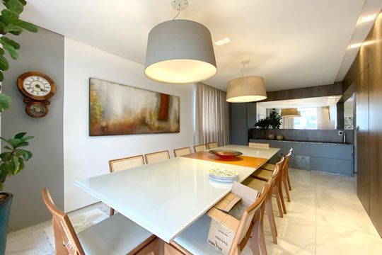 Sala de Jantar de apartamento à venda com 4 quartos, 240m² em São Pedro, Belo Horizonte
