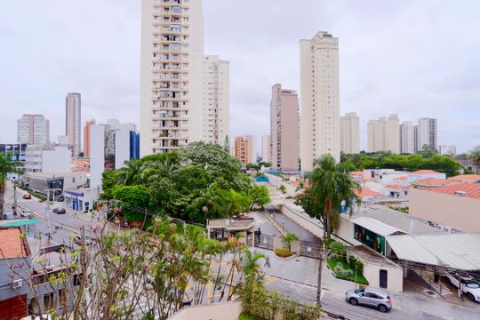 Vista da Sacada de casa de condomínio à venda com 3 quartos, 256m² em Vila Regente Feijó, São Paulo
