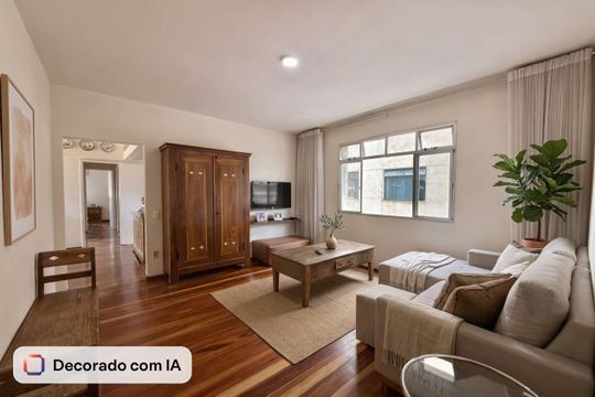 Apartamento à venda com 3 quartos, 105m² em Santa Lúcia, Belo Horizonte