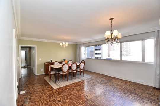 Sala de apartamento à venda com 3 quartos, 169m² em Bigorrilho, Curitiba